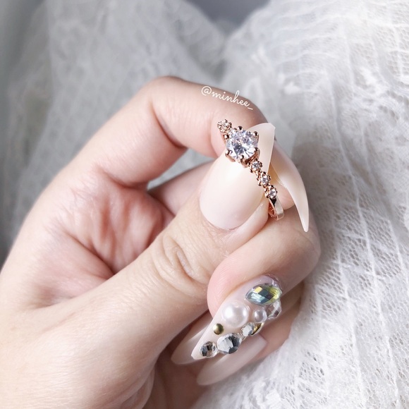 Rose Gold Promise Ring - Picture 2 of 6